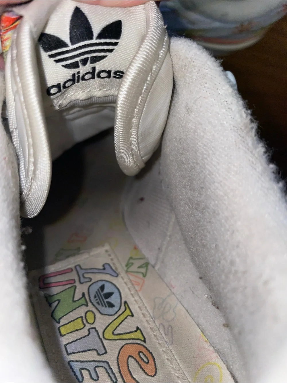 Adidas love unites Pride sneakers